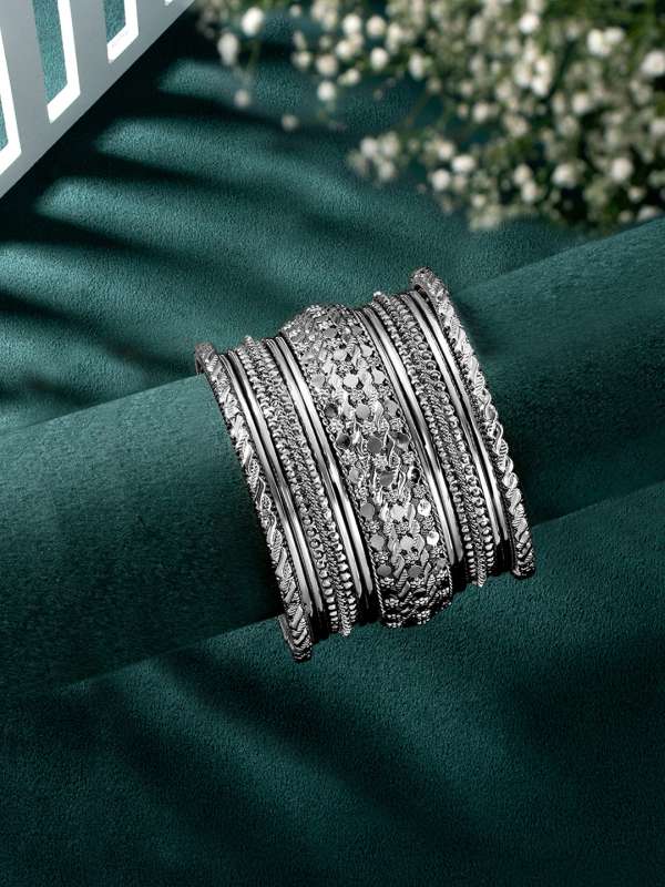 Silver Bangles For Women Buy Silver Bangles For Women online in India