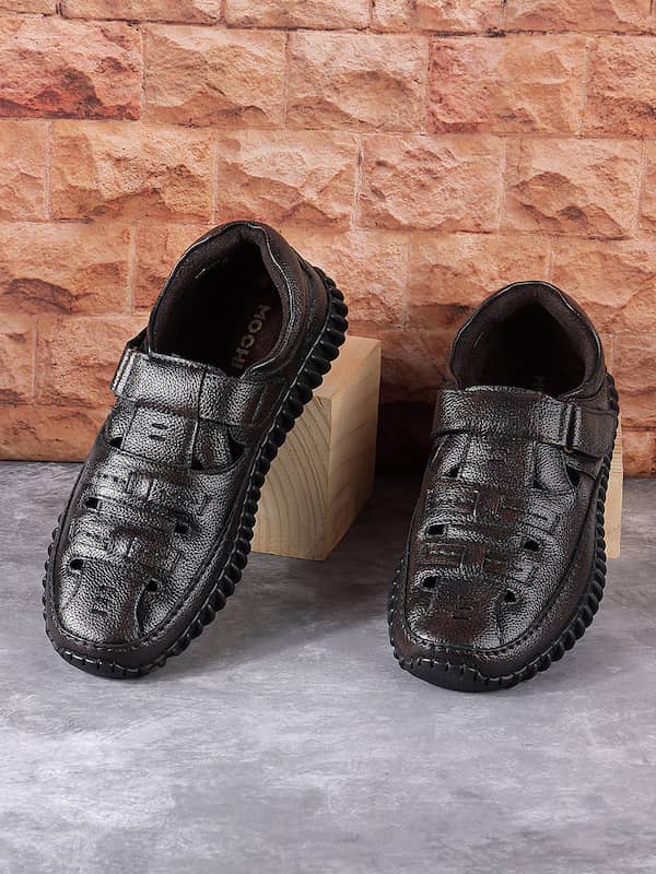 Buy Mochi Men Black Casual Sandals Online | SKU: 60-2-11-40 – Mochi Shoes-hancorp34.com.vn
