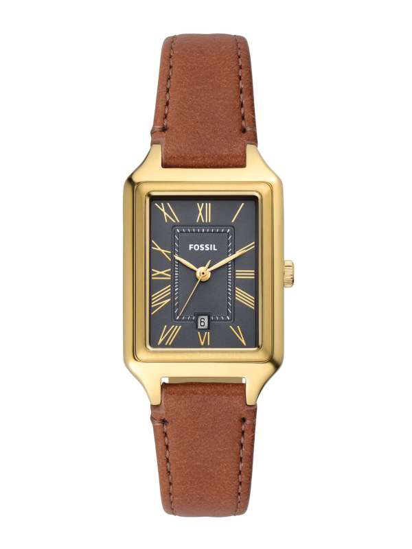 Fossil watch women's leather band cheap