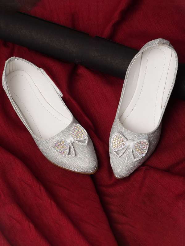 Silver ballerinas shop