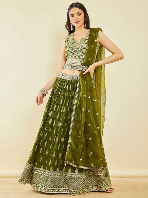 Ghoomar Jaipur Lehenga Choli : Buy Ghoomar Jaipur Turmeric Yellow Lehenga  With Jacket (Set of 3) Online | Nykaa Fashion