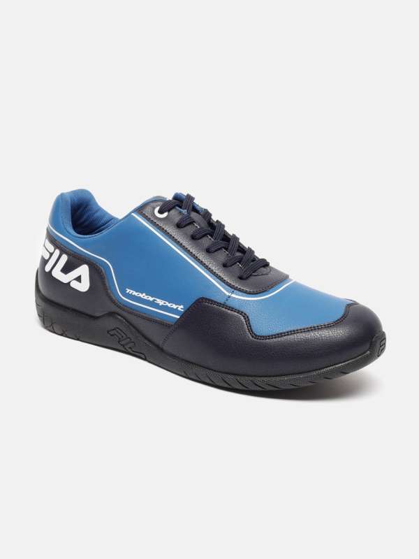 Fila navy blue casual shoes hot sale