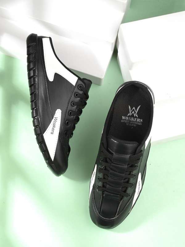 Louis Vuitton Black Leather Lace Up Sneakers Size 39
