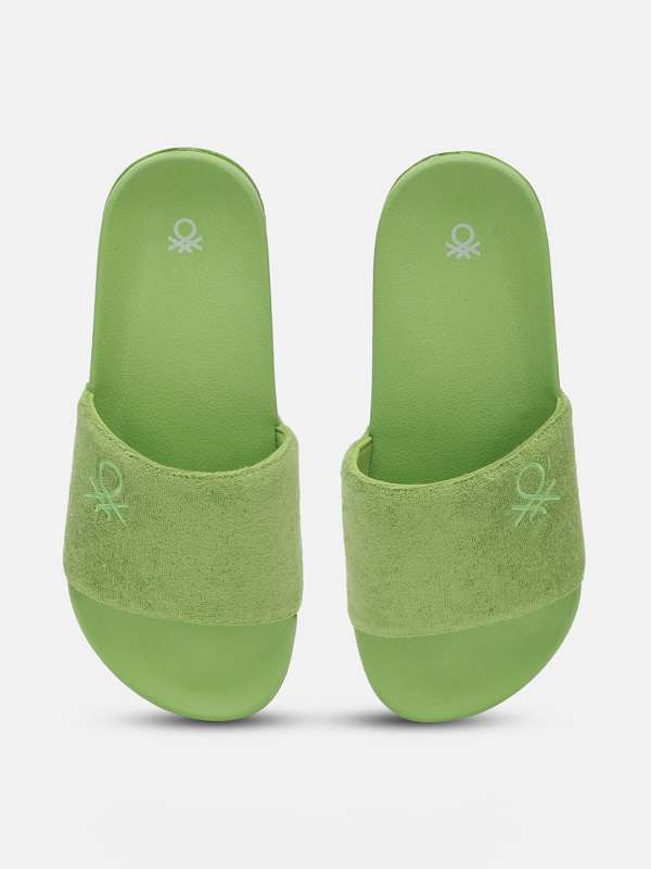 Green United Colors Of Benetton Flip Flops Buy Green United Colors Of Benetton Flip Flops online in India