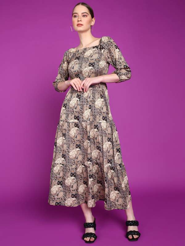 Maxi Dresses Online in India Myntra