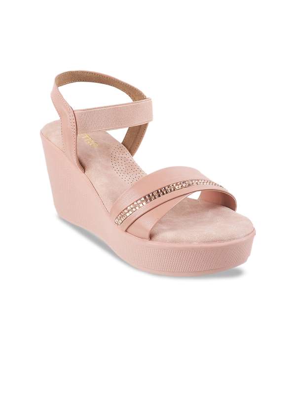 Metro Peach Wedges Buy Metro Peach Wedges online in India