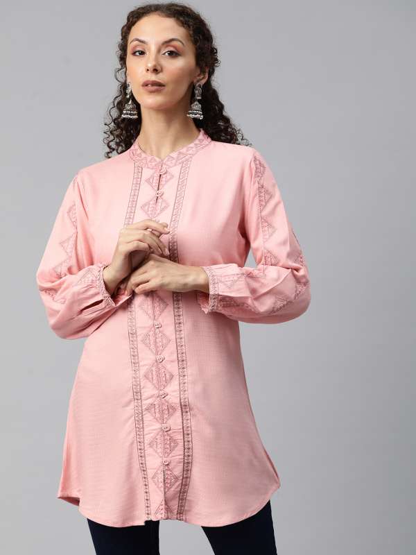 Shirt store style kurti
