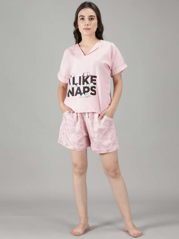 Buy Shorts Night Suits Online in India Myntra