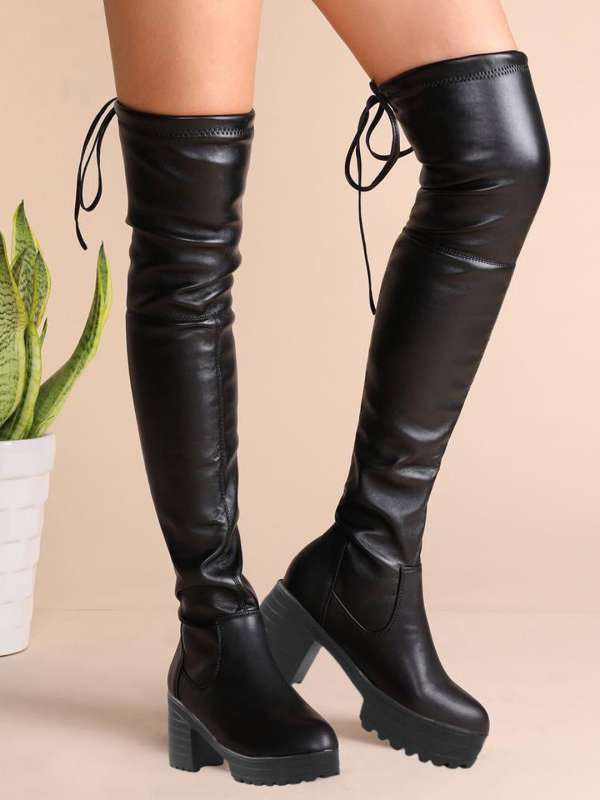 Ladies high on sale neck shoes