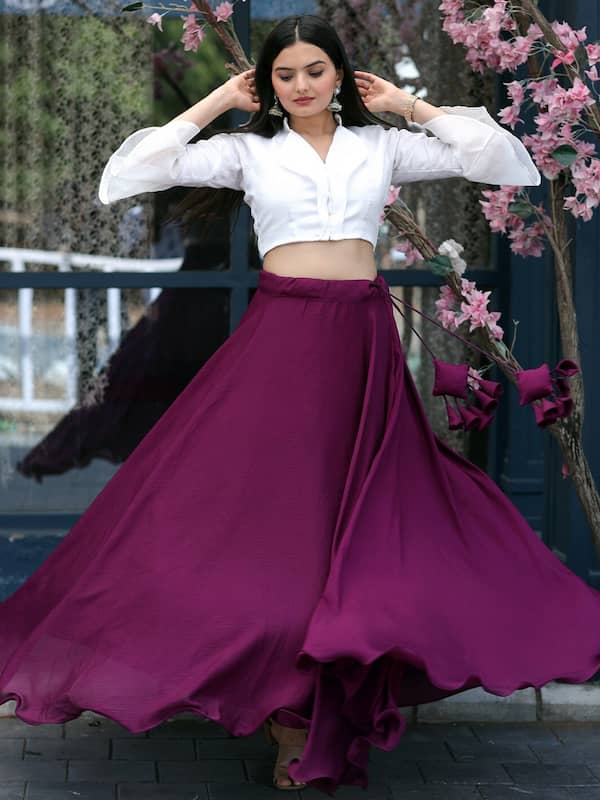 6 Ways To Wear A Shirt With Your Lehenga! | Indian fashion dresses, Long  skirt and top, Long skirt outfits