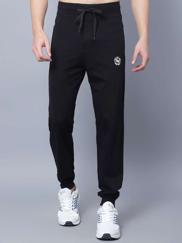 Elegant Black Solid Cotton Blend Joggers For Men, Joggers for Men, Men Joggers  Sweatpants, मेंस जॉगर पैंट - PureFashion India