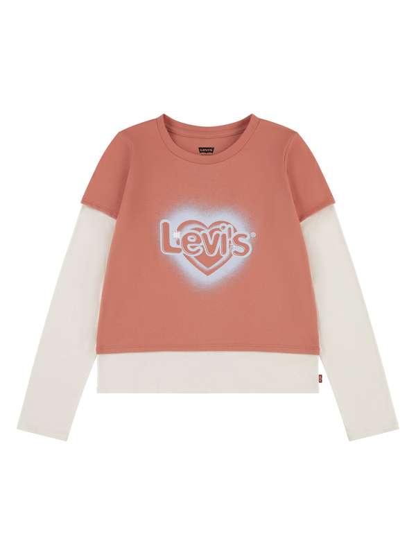 Levis girl deals t shirt online