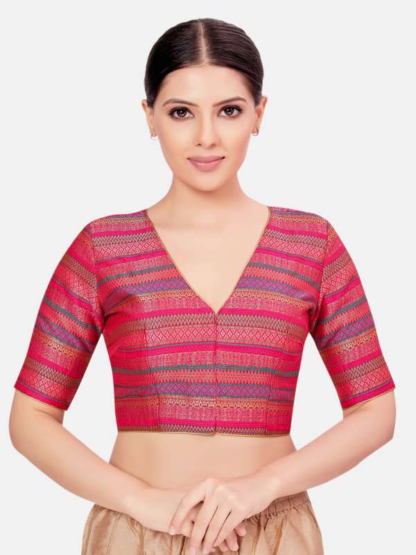 Buy online Puff Sleeves Embroidered Blouse from ethnic wear for Women by Scube  Designs for ₹489 at 74% off