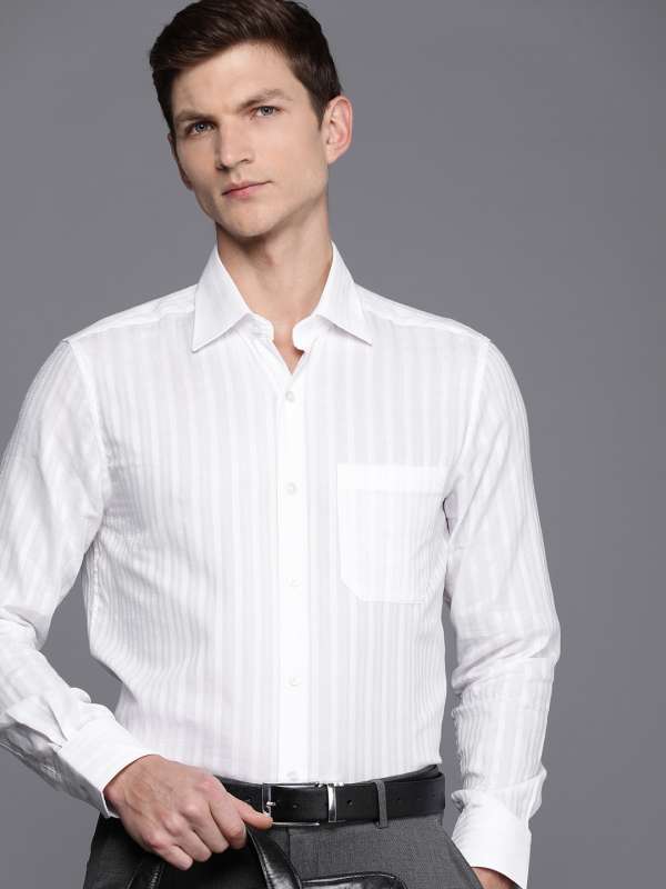 Louis Philippe Formal Shirts : Buy Louis Philippe Men White Shirt