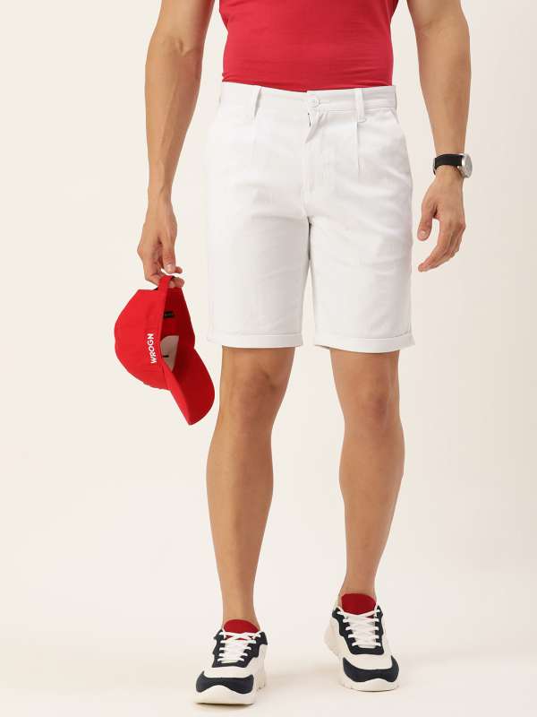 White short clearance pants for men