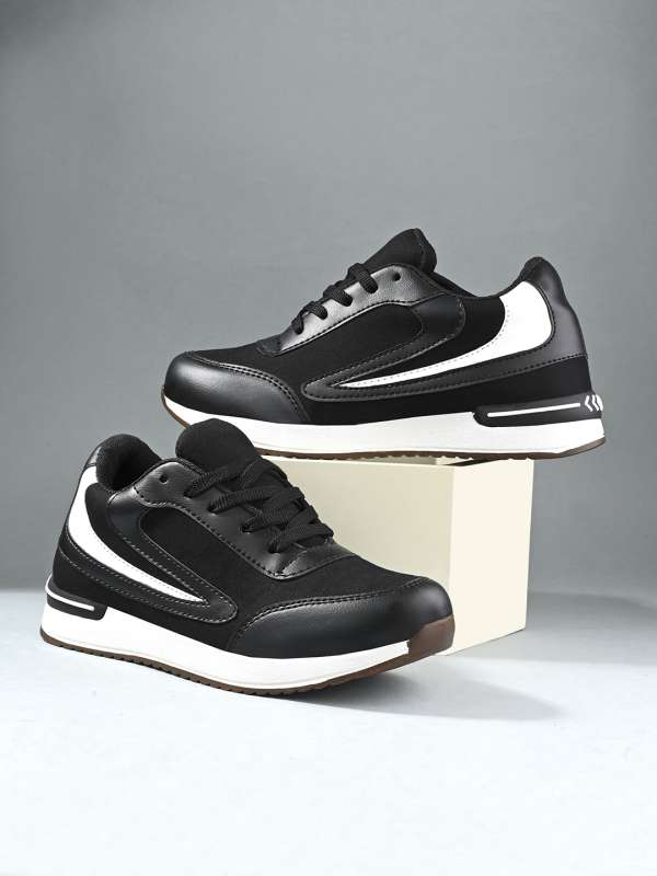 Black and deals white sneakers womens