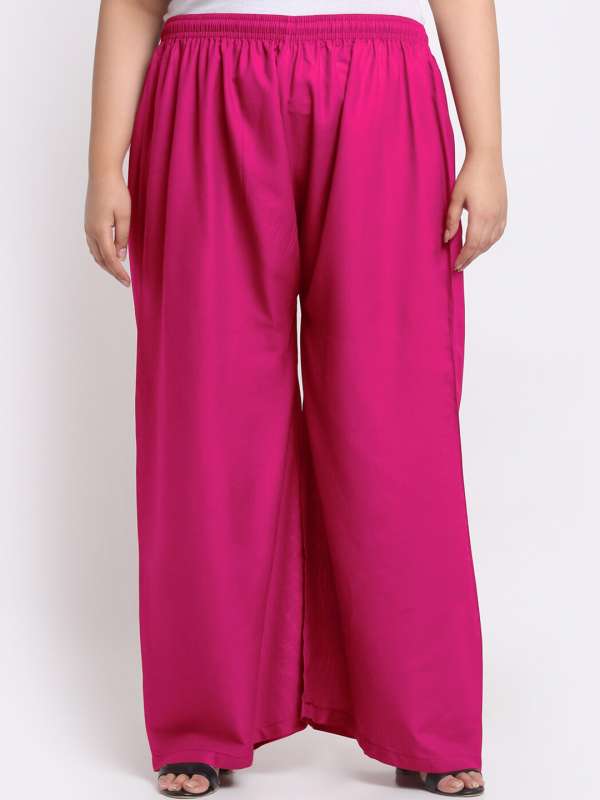 Buy Plus Size Palazzo Pants Online on Myntra
