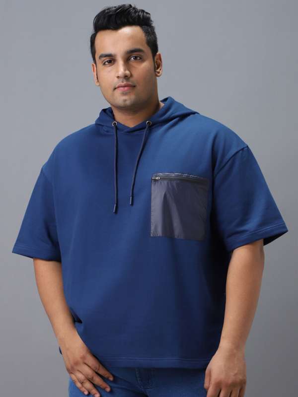 Half sleeve hoodie myntra shop