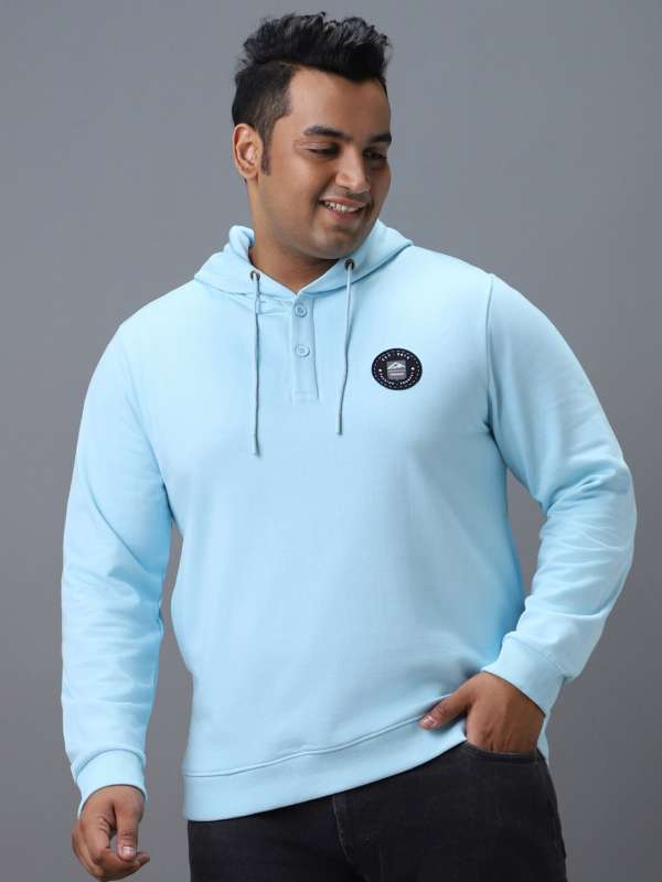 Button up hotsell sweatshirt mens