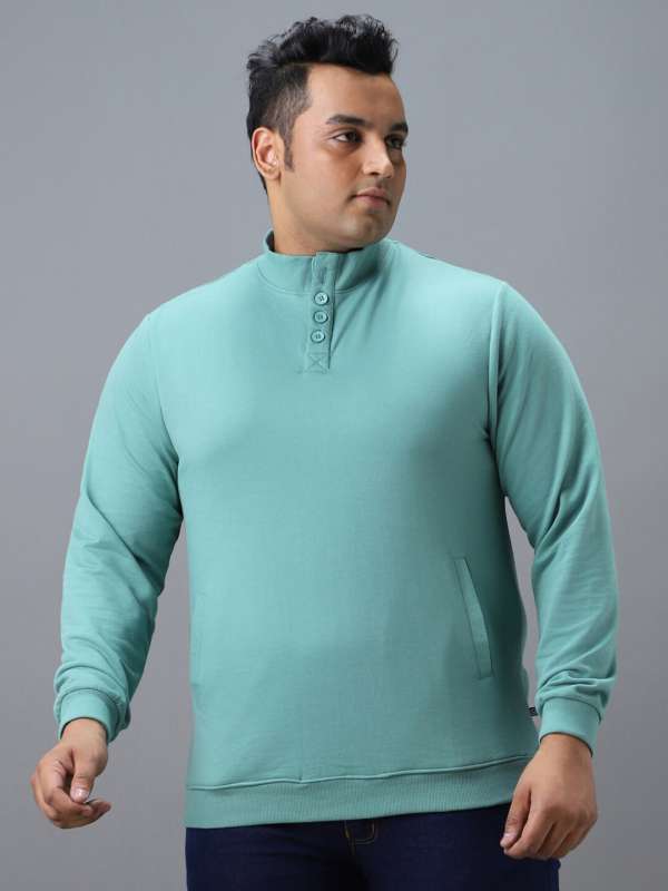 Button up store sweatshirt mens
