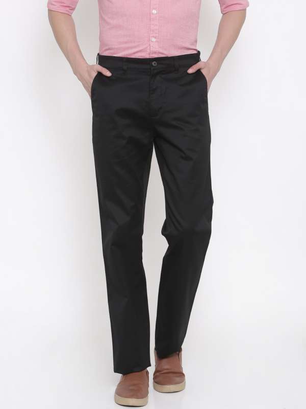 Buy Monte Carlo Brown Cotton Regular Fit Pleated Trousers for Mens Online   Tata CLiQ