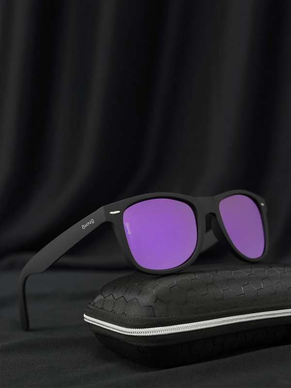 Purple Rectangle Sunglasses Buy Purple Rectangle Sunglasses online in India