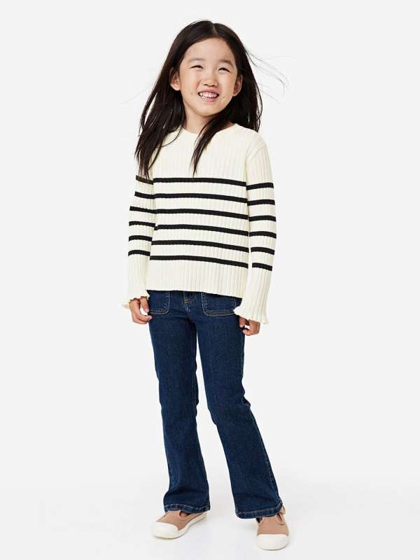 Girls white jumper sale