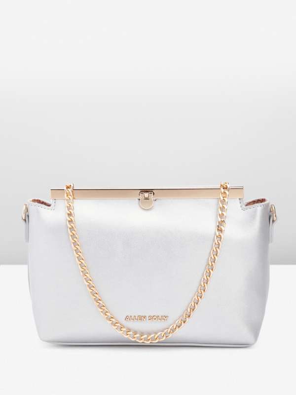Cheap sales silver handbags