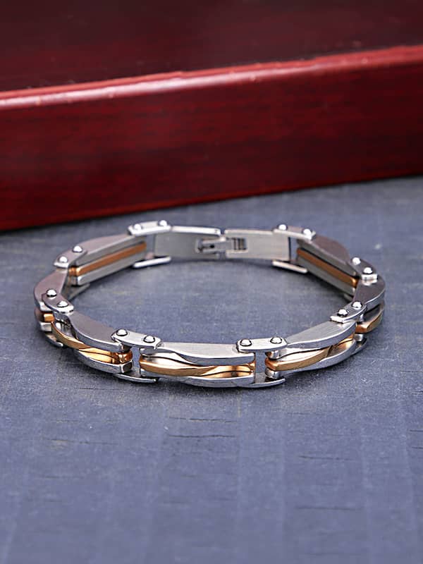 SILVER SHINE Stylish Look Party Wear Adjustable Bracelet With Diamond For  Women Girls