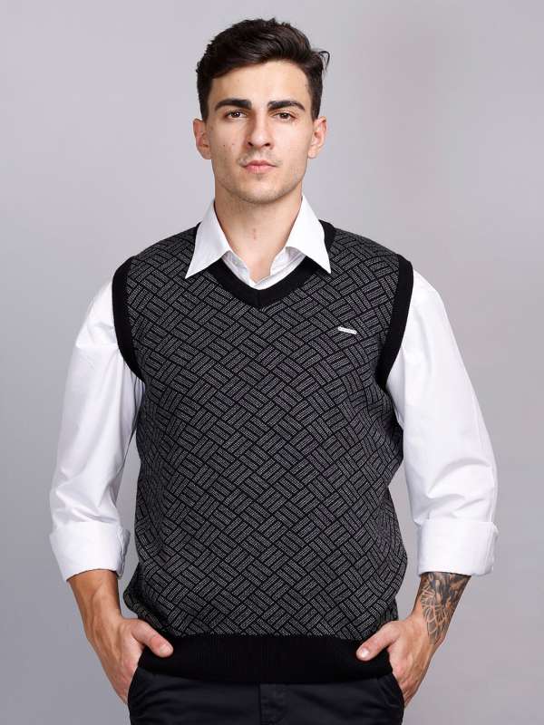 Men Sleeveless Sweaters Buy Men Sleeveless Sweaters online in India