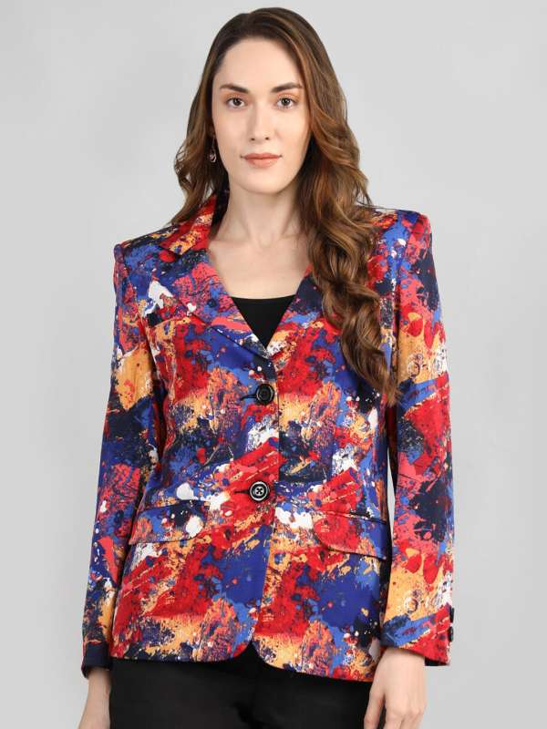 Ladies blazer for saree hotsell