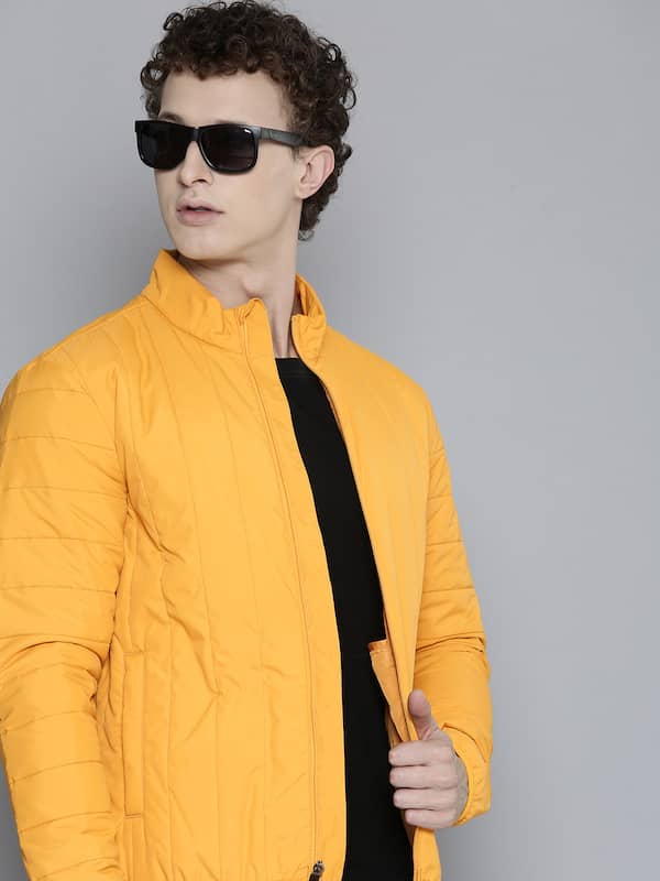 Buy Men Yellow Solid Full Sleeves Casual Jacket Online - 779540 | Allen  Solly-anthinhphatland.vn