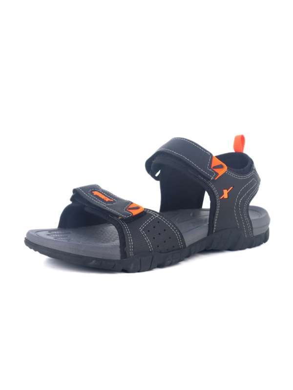 Sparx Men SS-622 Black Neon Orange Floater Sandals SS0622GBKNO0006 :  Amazon.in: Fashion