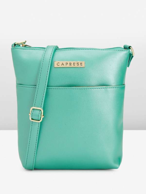 DESENCE Green Sling Bag V Shaped Design Sling Bag For Girls/Women Green -  Price in India