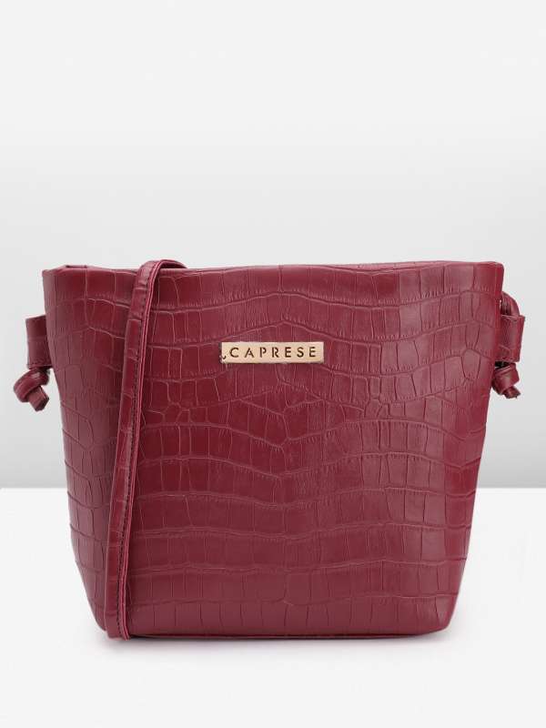 Caprese maroon hotsell handbag
