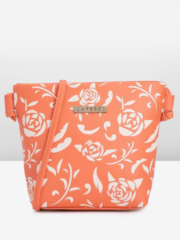 Caprese Orange Handbags Buy Caprese Orange Handbags online in India