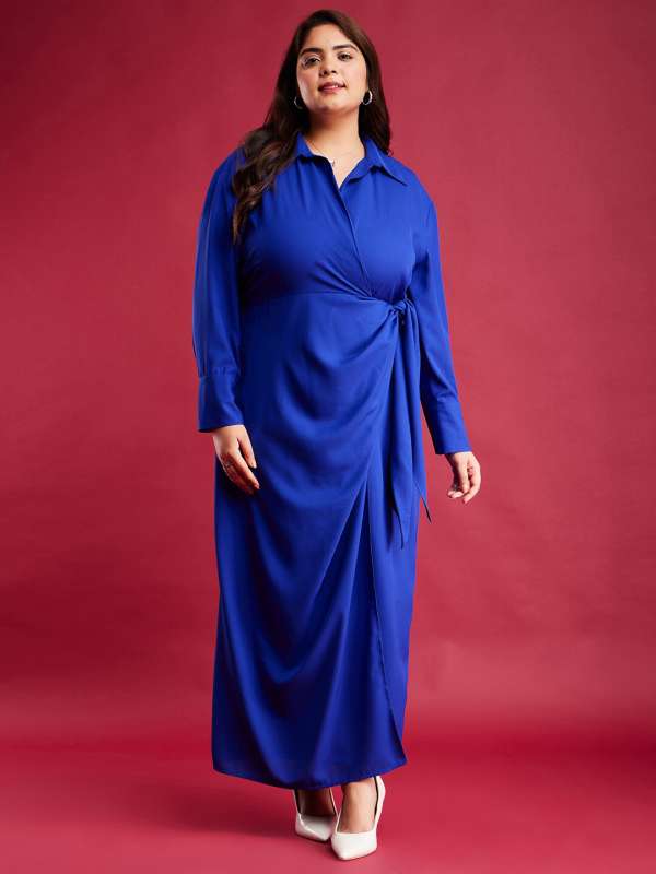 Shop for Affordable Plus Size Dresses Online only on Myntra