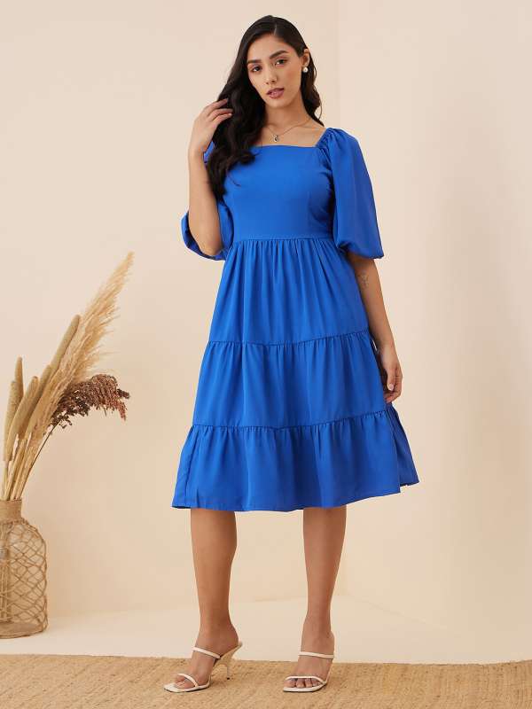 Knee length one piece on myntra store