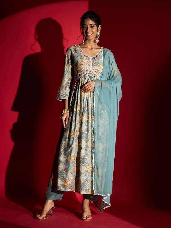 Pure silk anarkalis sales