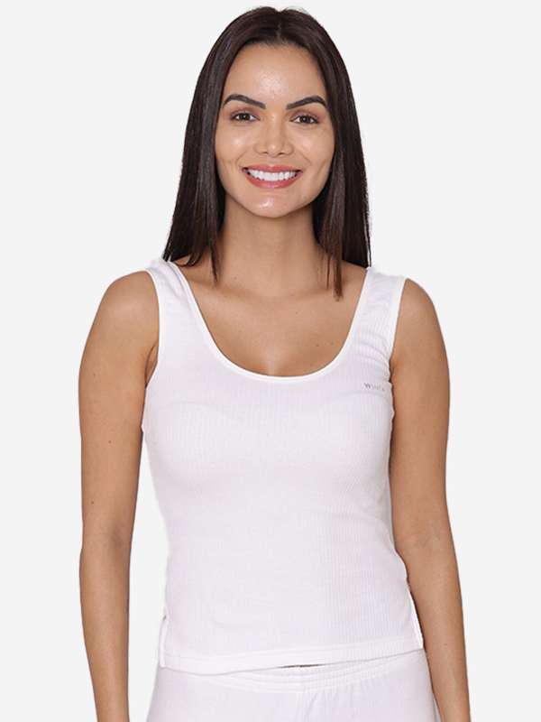 Buy Groversons Paris Beauty Women Round Neck Thermal Sleeveless Blouse  Online