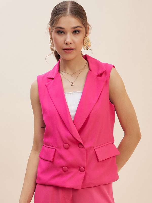 Pink Waistcoat Buy Pink Waistcoat online in India