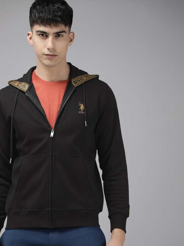 Black Men Sweatshirts Hoodies Us Polo Assn Denim Co Buy Black Men Sweatshirts Hoodies Us Polo Assn Denim Co online in India