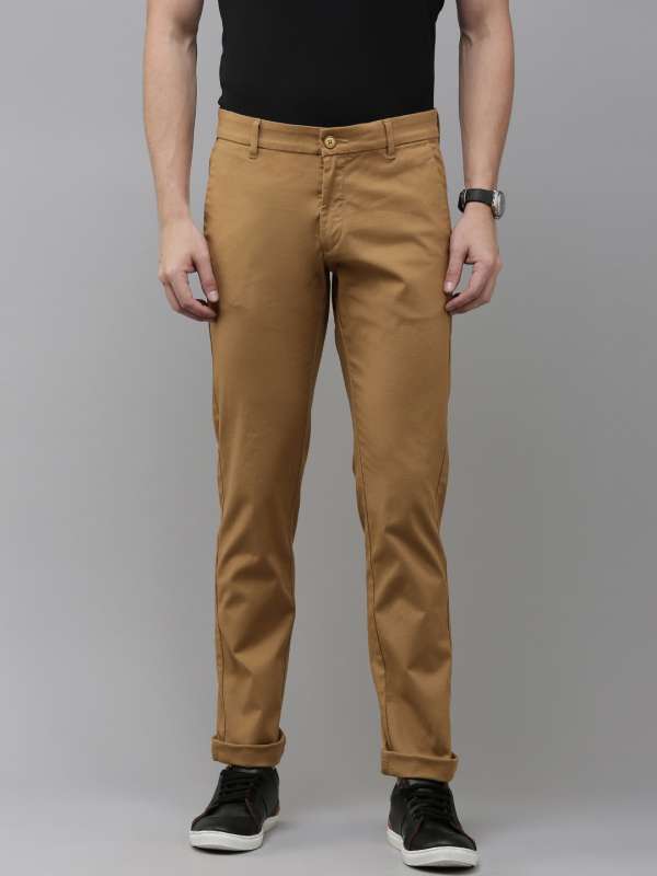 Khaki Men Casual Trousers Us Polo Assn Izod Buy Khaki Men Casual