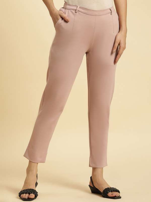 Fabmytra Regular Fit Women Pink Trousers - Buy Fabmytra Regular Fit Women  Pink Trousers Online at Best Prices in India