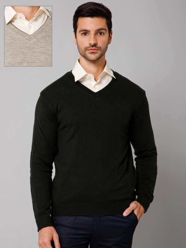 Buy Men V Neck Sweaters online in India