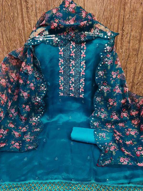 Best unstitched clearance dress material