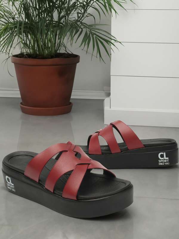 Red sandals hot sale online