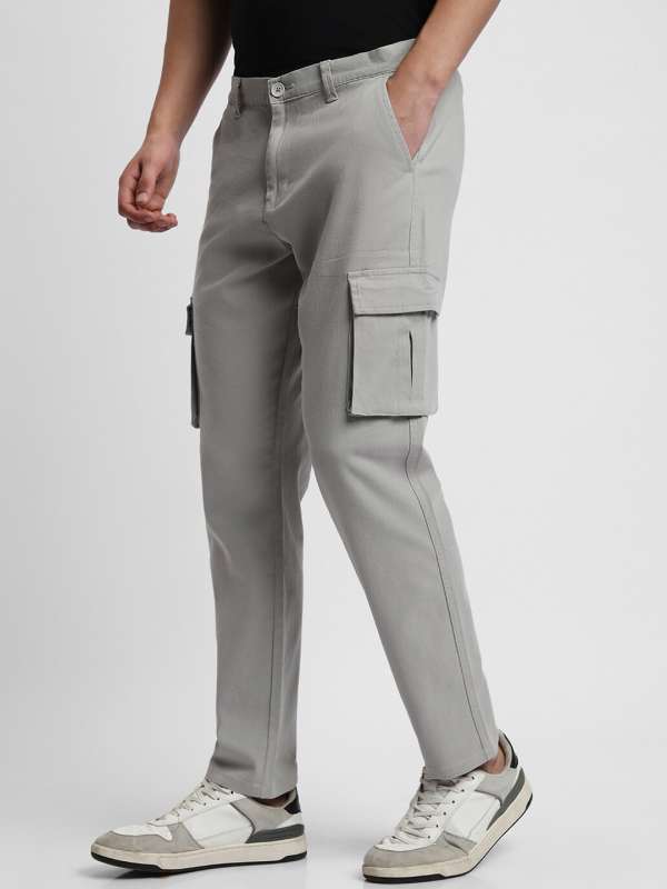 Shop Stylish Grey Cargo Pants Mens Online – Marquee Industries Private  Limited