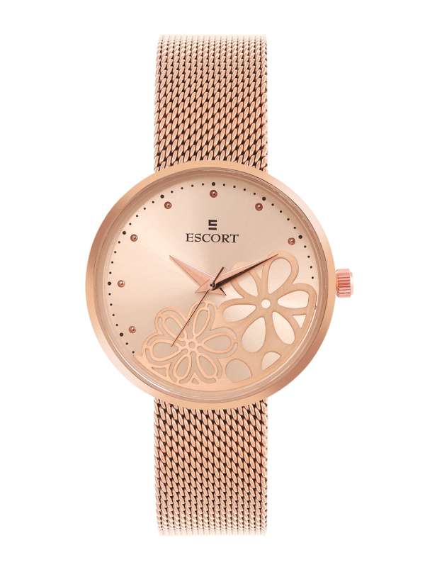 Escort Rose Gold Watches Buy Escort Rose Gold Watches online in India