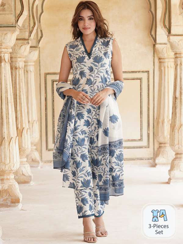 Sleeveless Salwar Suit  Buy Sleeveless Salwar Suit Online in India